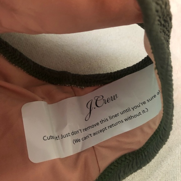 NWT JCrew Textured one-shoulder one-piece - General Surplus, Size 24 - Picture 6 of 6